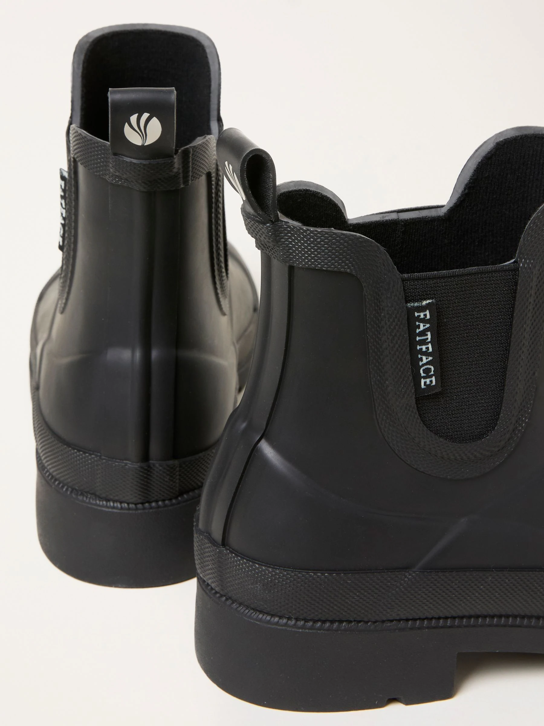 Zwart - FatFace Rubber Ankle Welly