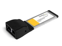 StarTech.com Dual Port ExpressCard Gigabit Laptop Ethernet NIC Network Adapter Card - Netværksadapter - ExpressCard - Gigabit Ethernet x 2