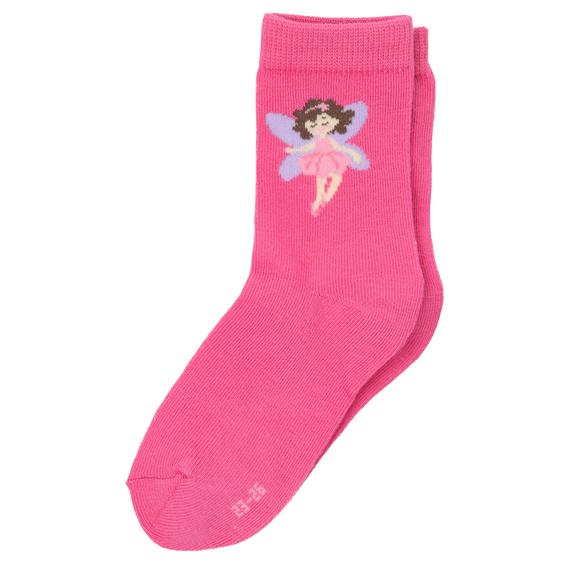 Topolino 5 Paar Mädchen Socken im Set pink / dunkelpink / hellblau