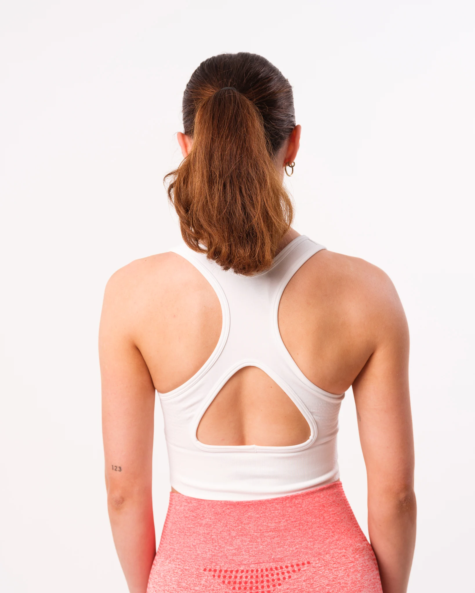 LEVITY Phase Seamless Bra White