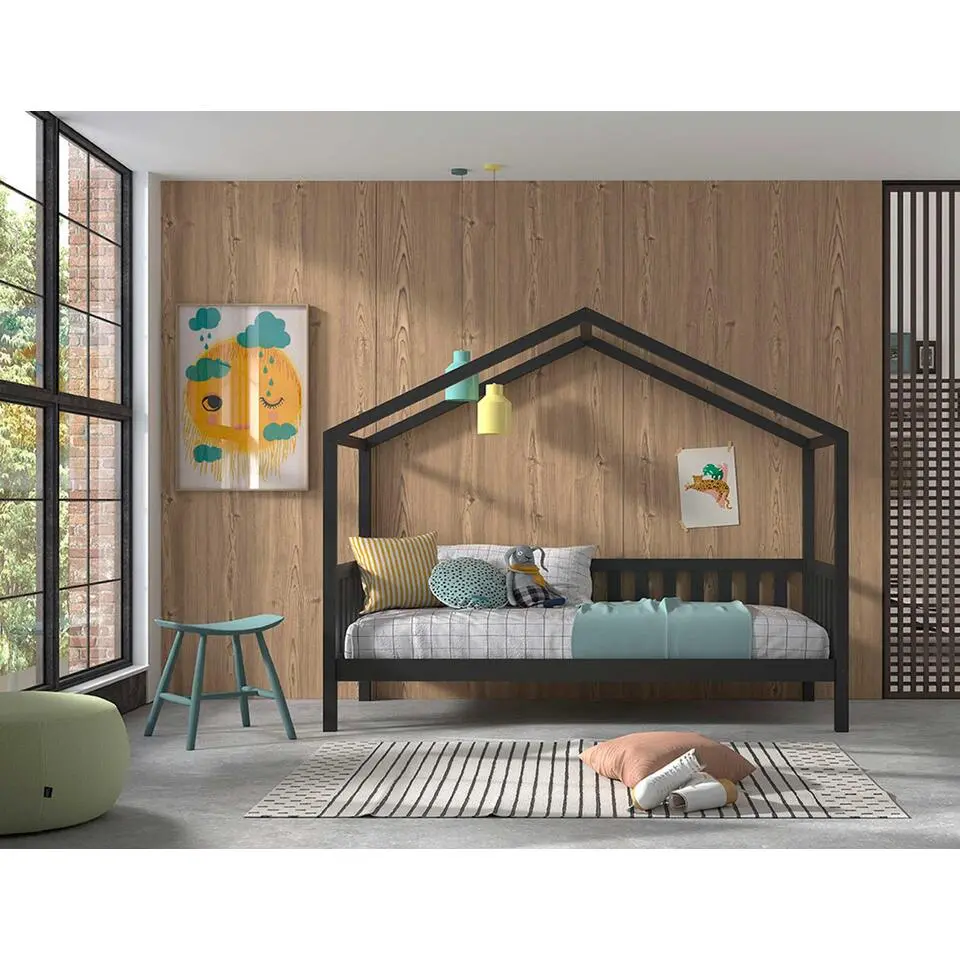 Bedhuisje Dallas 90x200 - antraciet