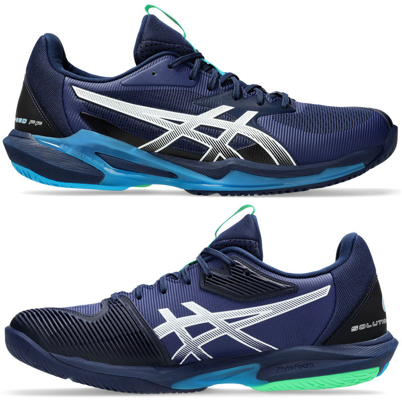 Asics Gel Solution Speed FF 3 bleu et vert