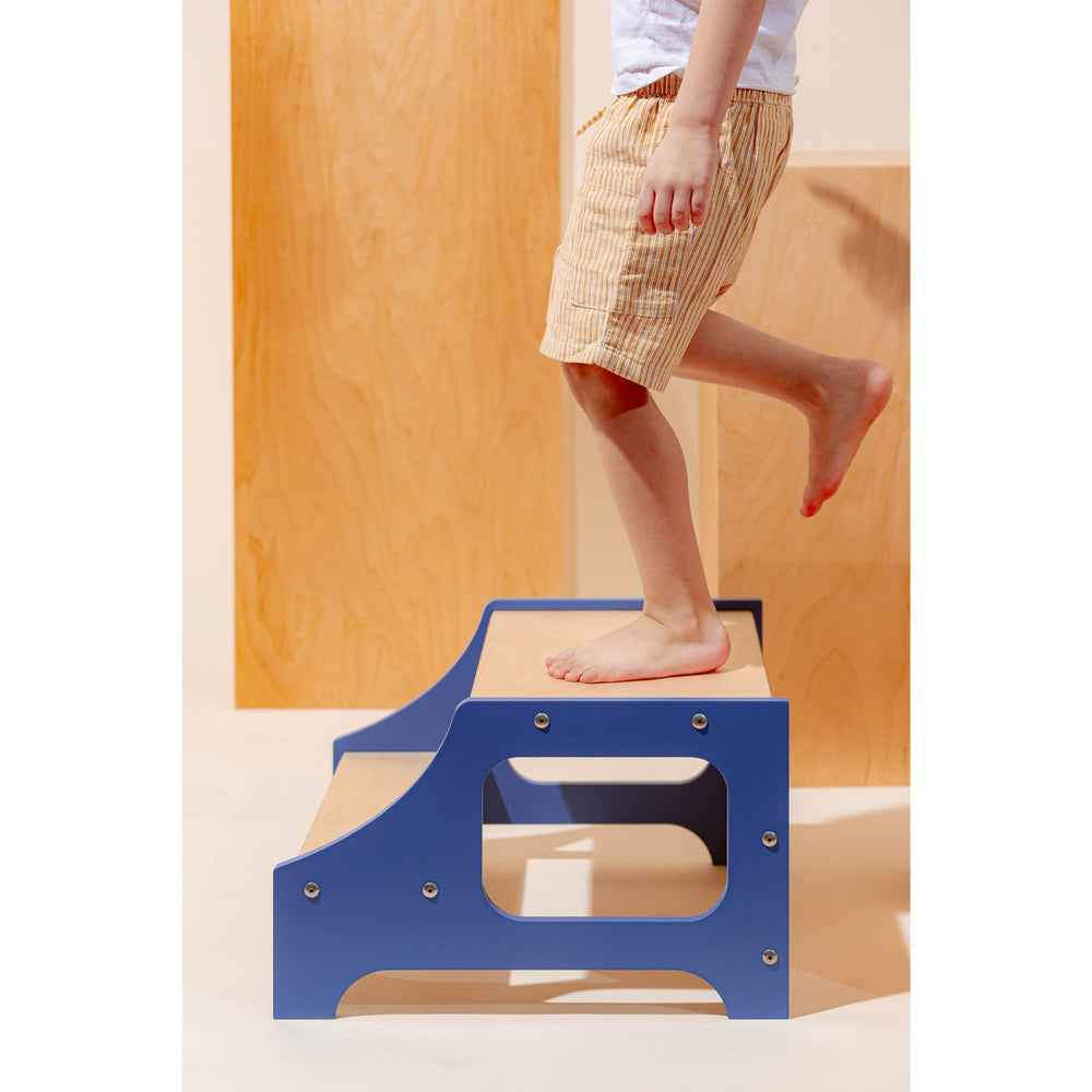 Køb Duck Woodworks Step Stool Blue