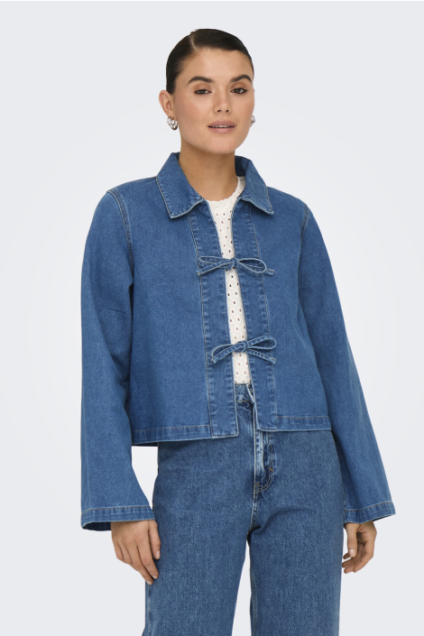 Only blauwe dames blouse