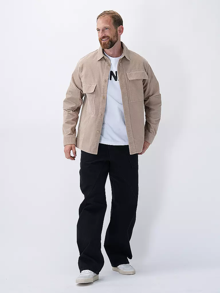 JW ANDERSON Overshirt Oversized Fit camel