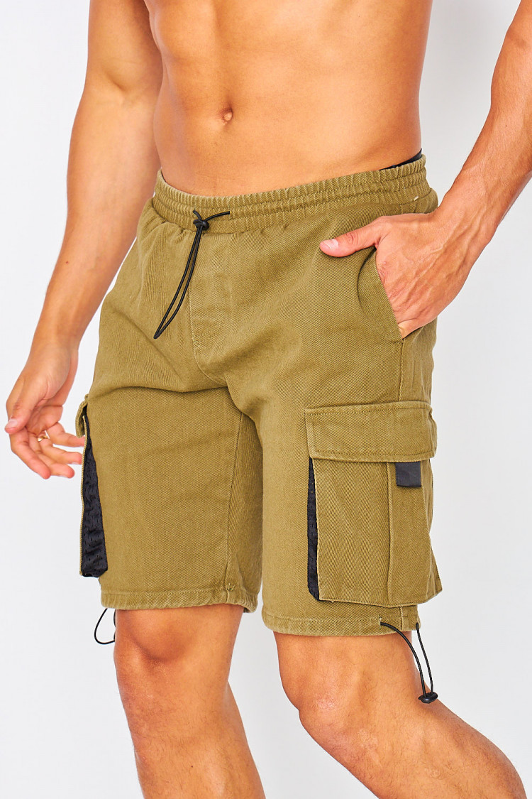 Short kaki cargo