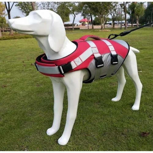 Colete salva-vidas Kol Outdoor Premium vermelho para cães