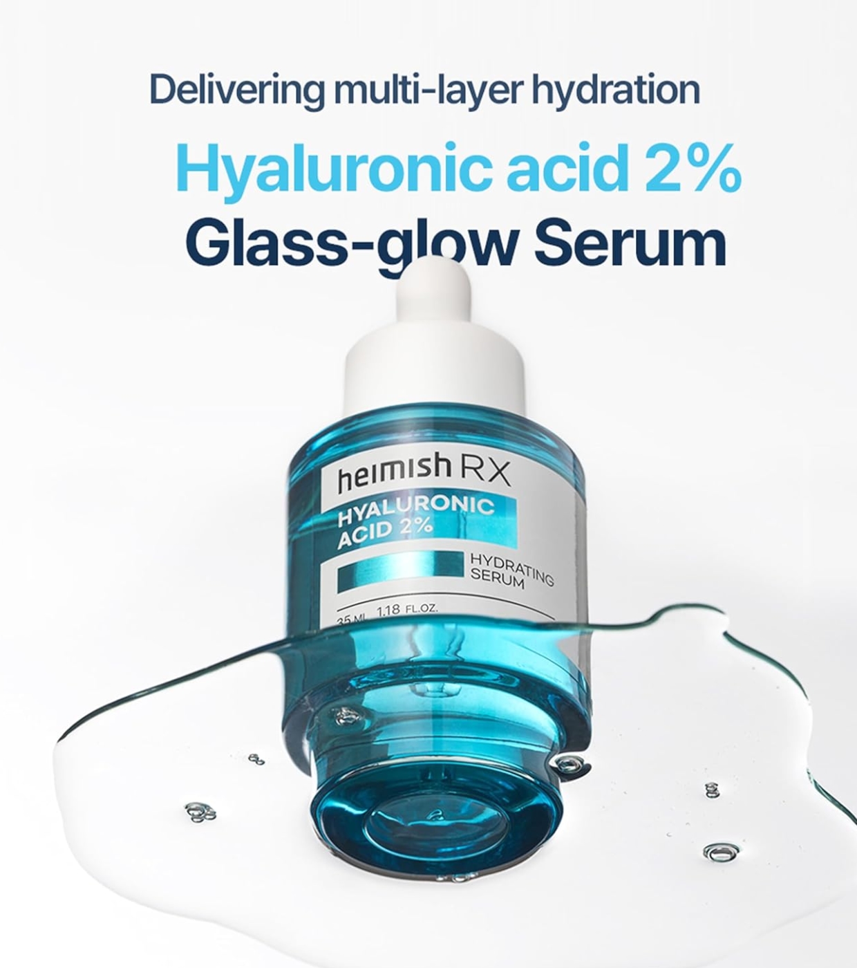 Heimish - *Heimish RX* - Sérum hidratante Hyaluronic Acid 2% - Pele desidratada