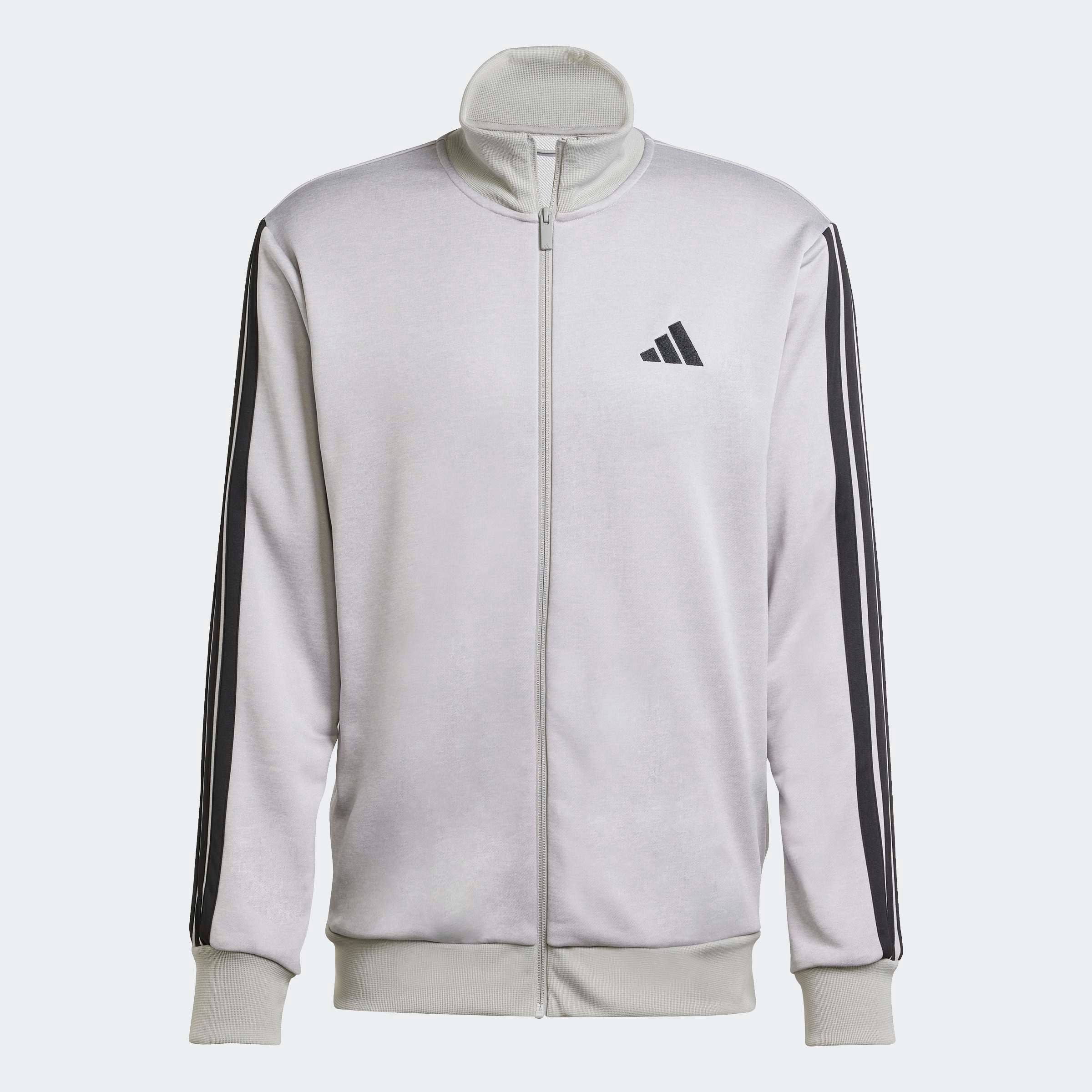 adidas Sportswear Trainingsanzug »M 3S FT TT TS«, 2 Stk. drei Streifen Tracksuit aus weichem French-Terry-Material