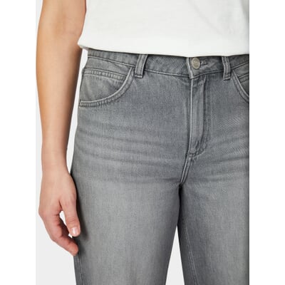 Damenjeans Cropped, Grau
