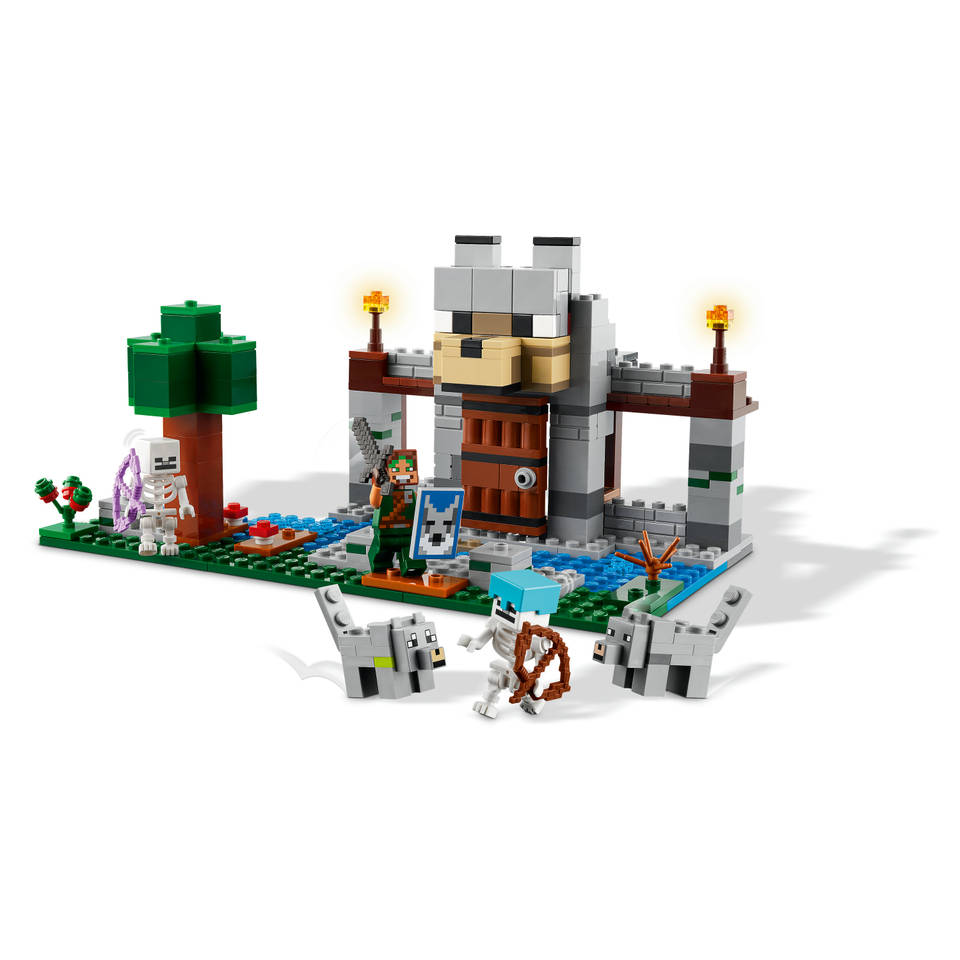 LEGO Minecraft de wolvenburcht 21261