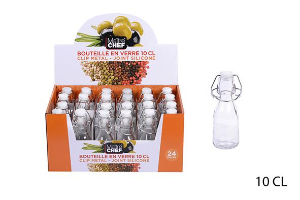 BOUTEILLE VERRE TRANSPARENT 100ML