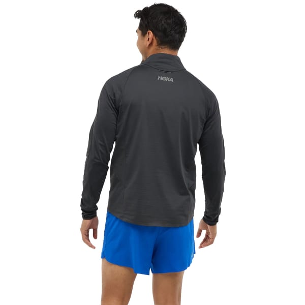 T-shirt running HOKA ONE ONE GLIDETECH QUARTER BLACK