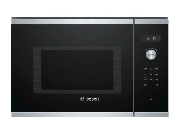 Bosch Serie | 6 BFL554MS0 - Mikrobølgeovn - til indbygning - 25 liter - 900 W - rustfrit stål