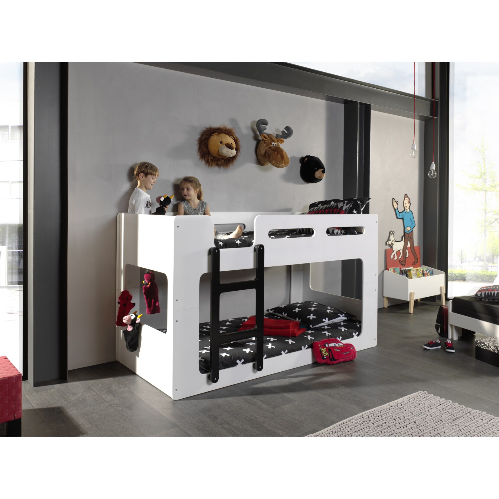 Vipack halbhohes Bett Luca, 90 x 200 cm