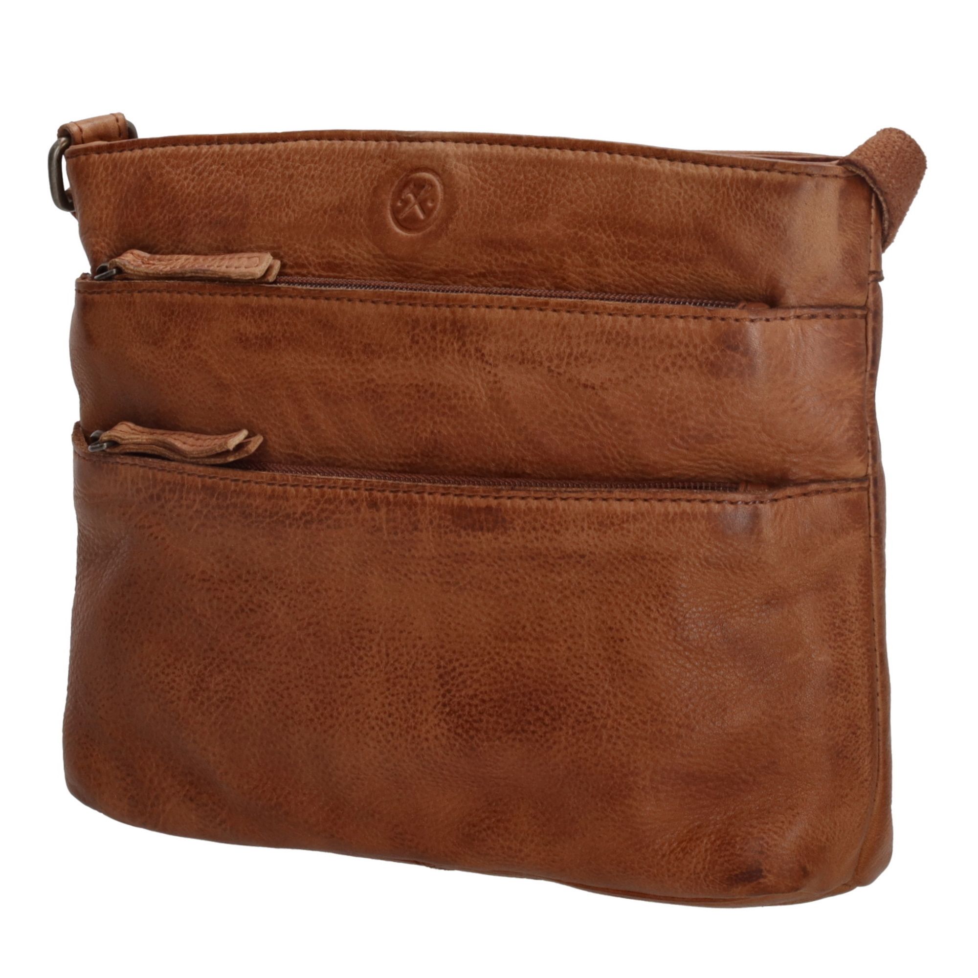 Hide & Stitches Paint Rock Schoudertas Cognac