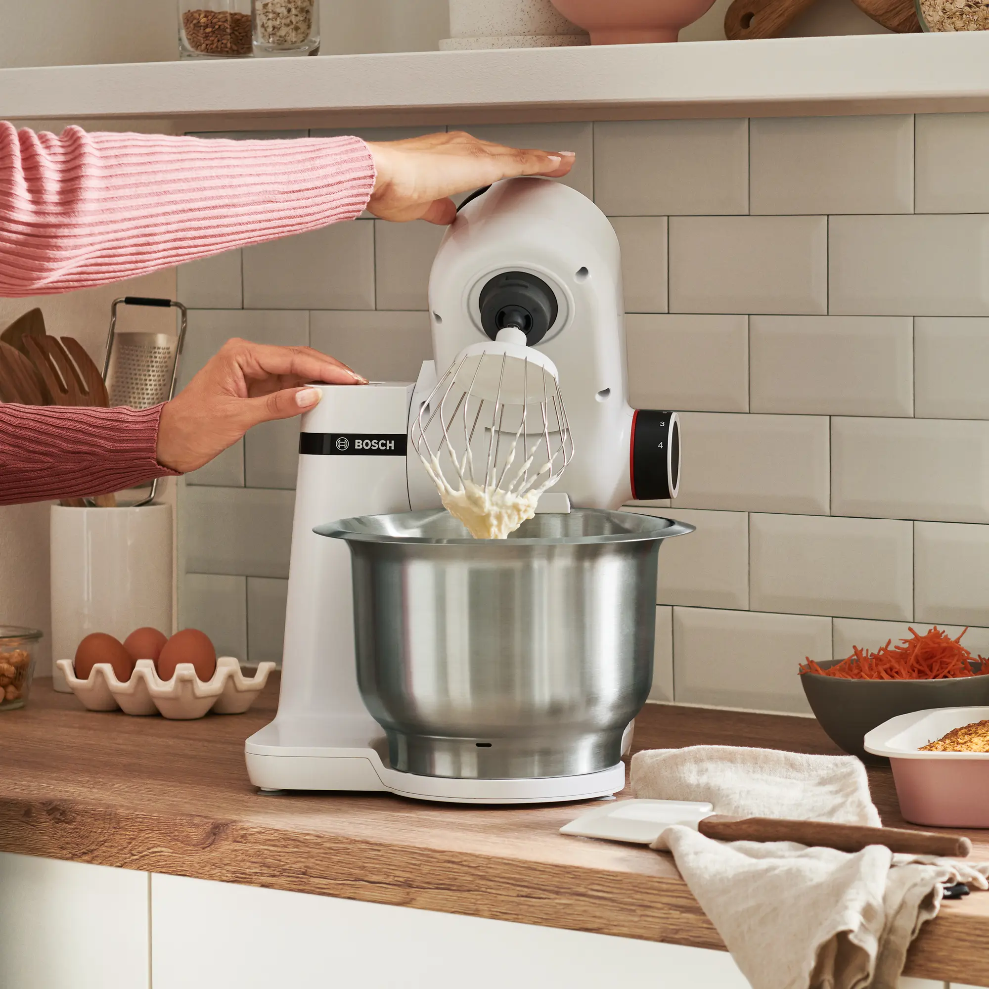 Serie 2 Keukenmachine MUM 700 W Wit, Wit