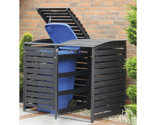 Promadino Vario III opbergbox voor 2 bakken, 148 x 92 x 122 cm, antraciet