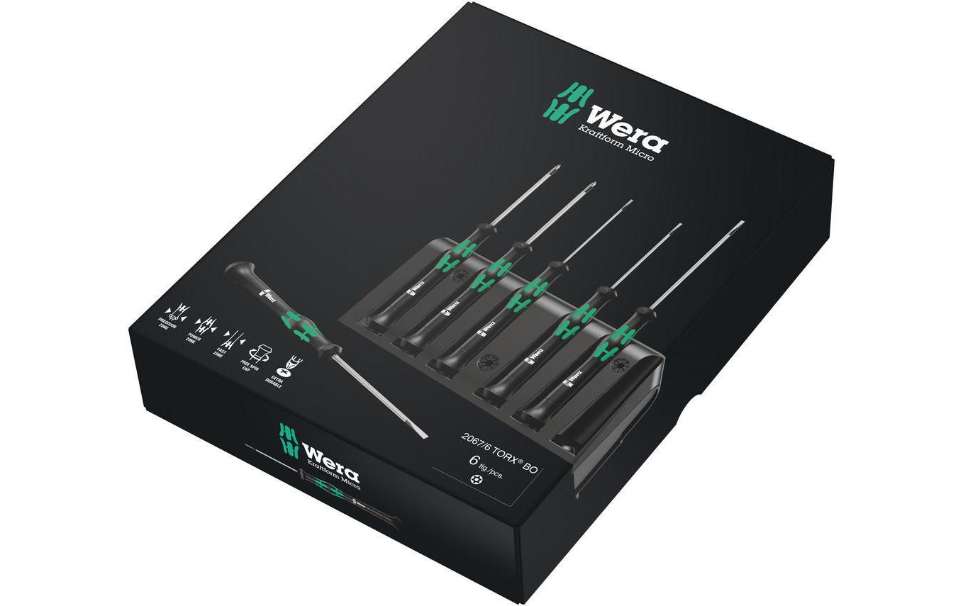 Kraftform Micro 2067/6 Torx, 6-teiligKraftform Micro - Der Elektronikerschraubenzieher
