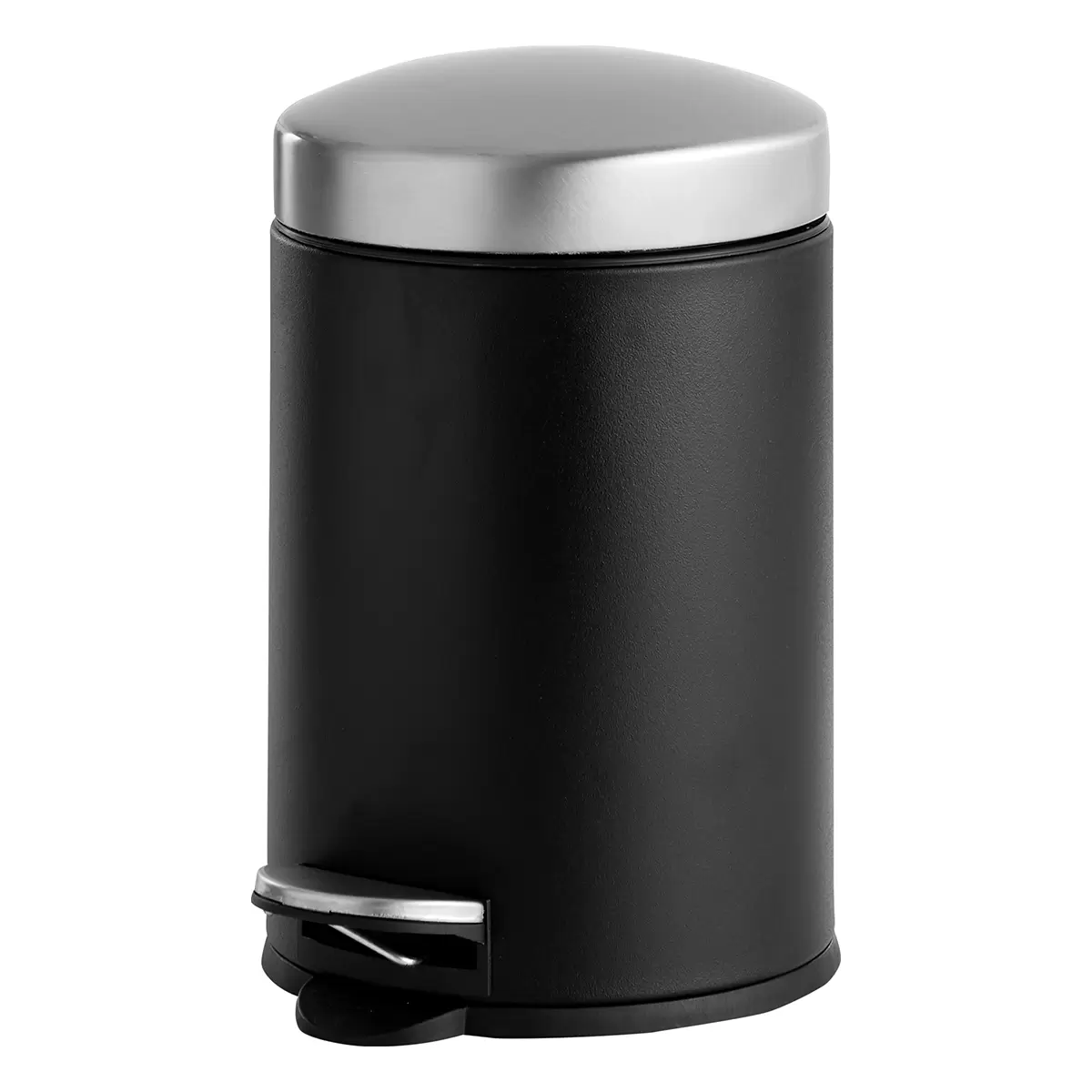 Abfalleimer SCHOU silber,schwarz