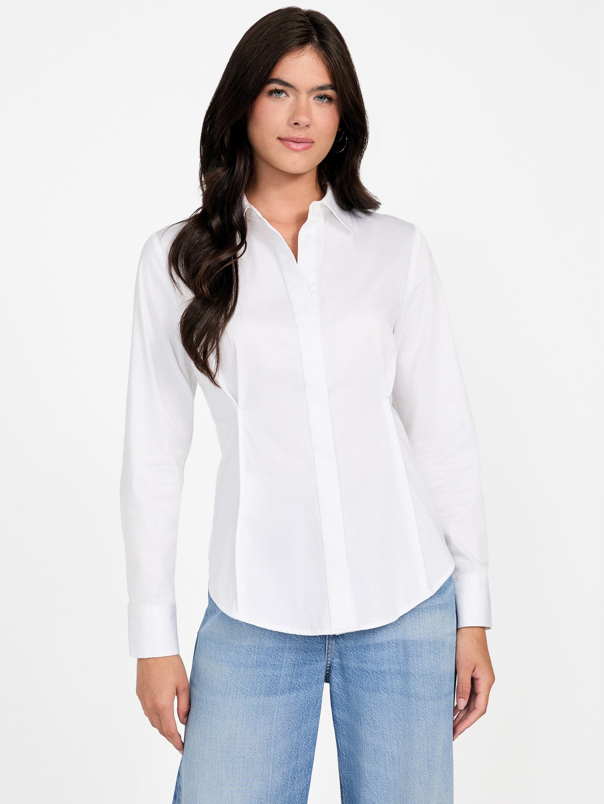 Camisa de cetim Cassidy