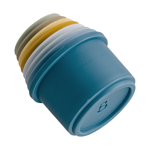Little Dutch Stapelbekers - Blauw - 8-delig
