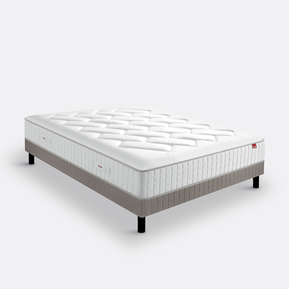 Conjunto de colchão EPEDA com molas l'Authentique + base de cama