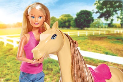 Steffi Love Dukke Med Hest + Tilbehør