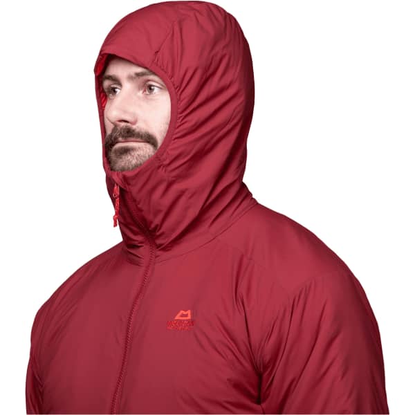 Doudoune randonnée MOUNTAIN EQUIPMENT ANDOLA HOODED M JKT MERLOT