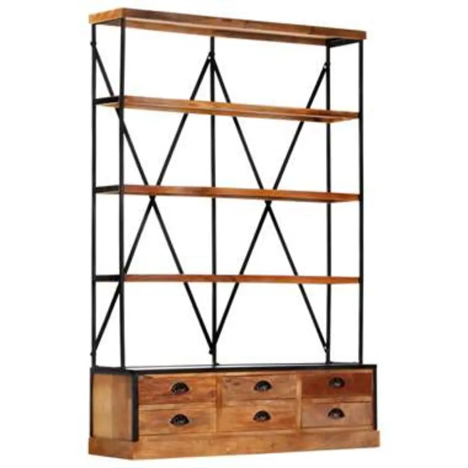 vidaXL - Boekenkast - Bruin - Hout