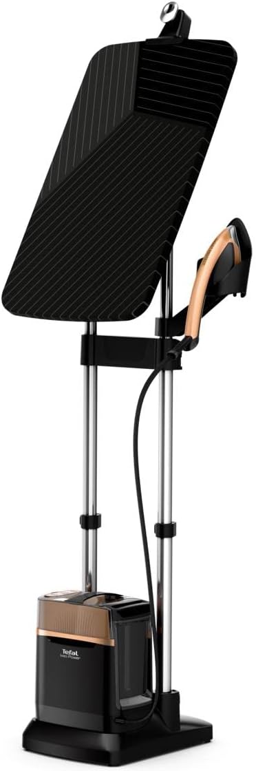 Tefal IXEO Power All-in-One-Dampfbügelstation, Bügeleisen, integriertes 3-Positionen-Smartboard, leichter Dampfglätter, Hochdruckdampf-Technologie, 5,8 bar Dampfdruck, schnelles Aufheizen, QT2020E0