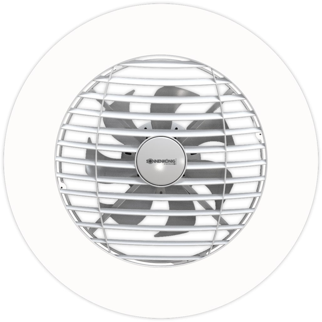 Sonnenkönig Deckenventilator »Orbit, Leistung 75W, Laufruhig, 1 / 2 / 4 h Timer, Fernbedienung« 3 Stufen, Memory Funktion, LED-Licht in 3 Stufen