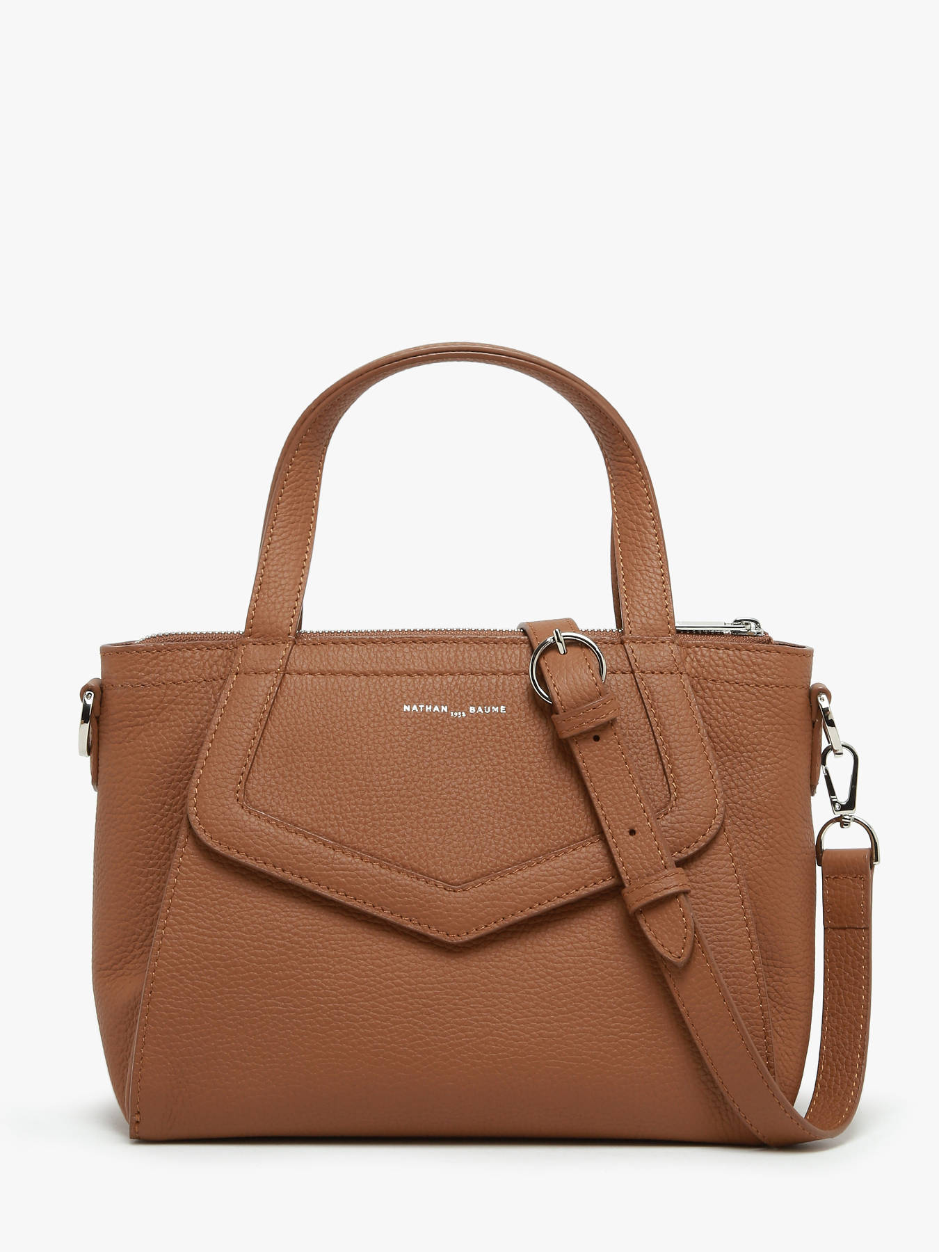 Sazc  main Cacao cuir NATHAN BAUME