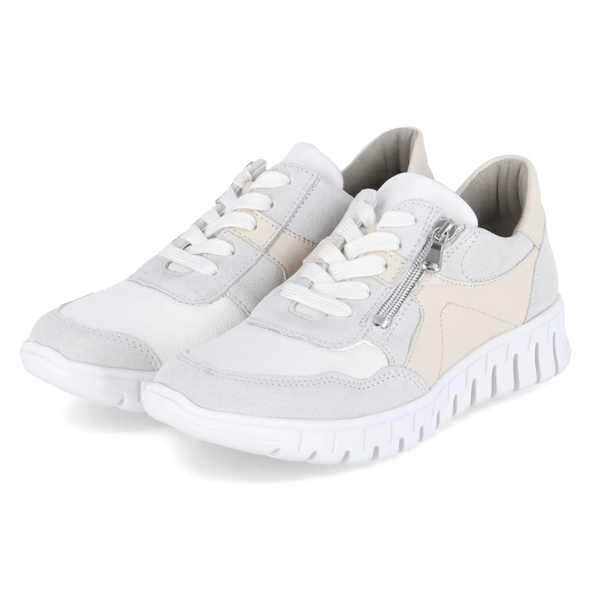 WaldläuferHalbschuhe BIRDY - LATTE WEISS SABBIA