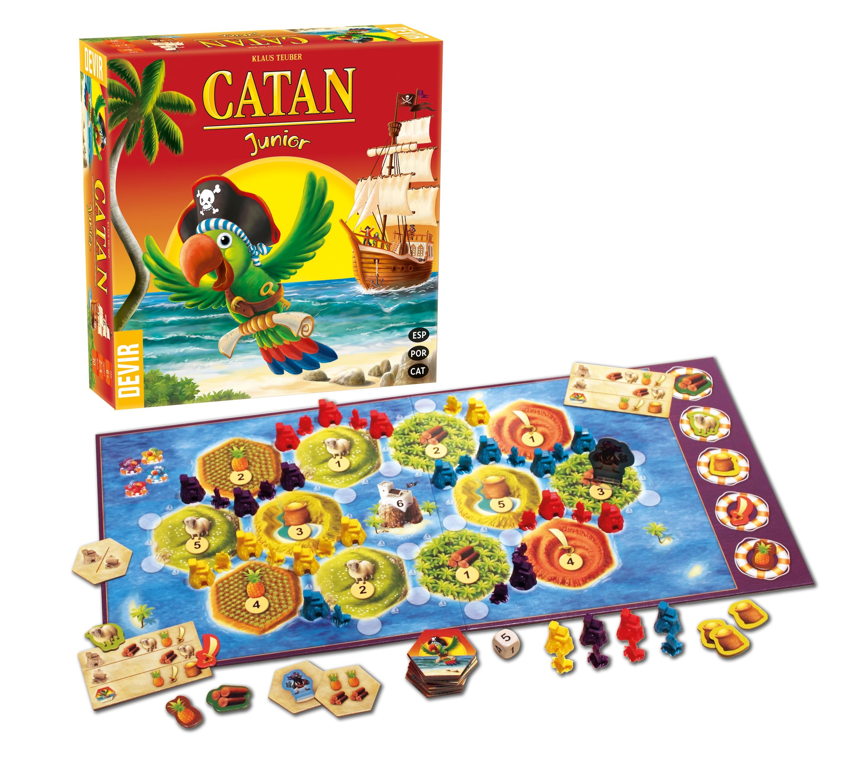 JOGO CATAN JUNIOR DEVIR TABULEIRO