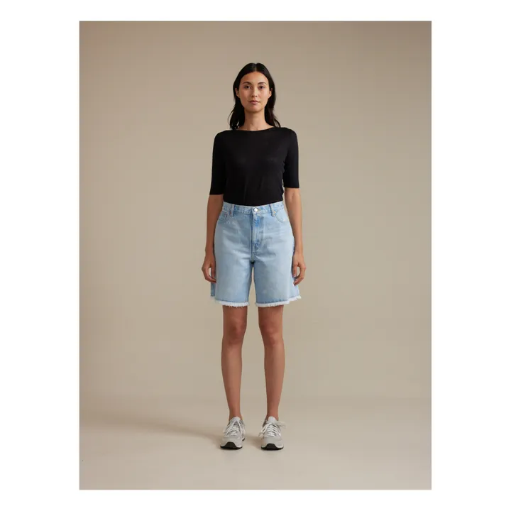 Bellerose Bermuda Pym Coton Bio - Collection Femme | Bleu