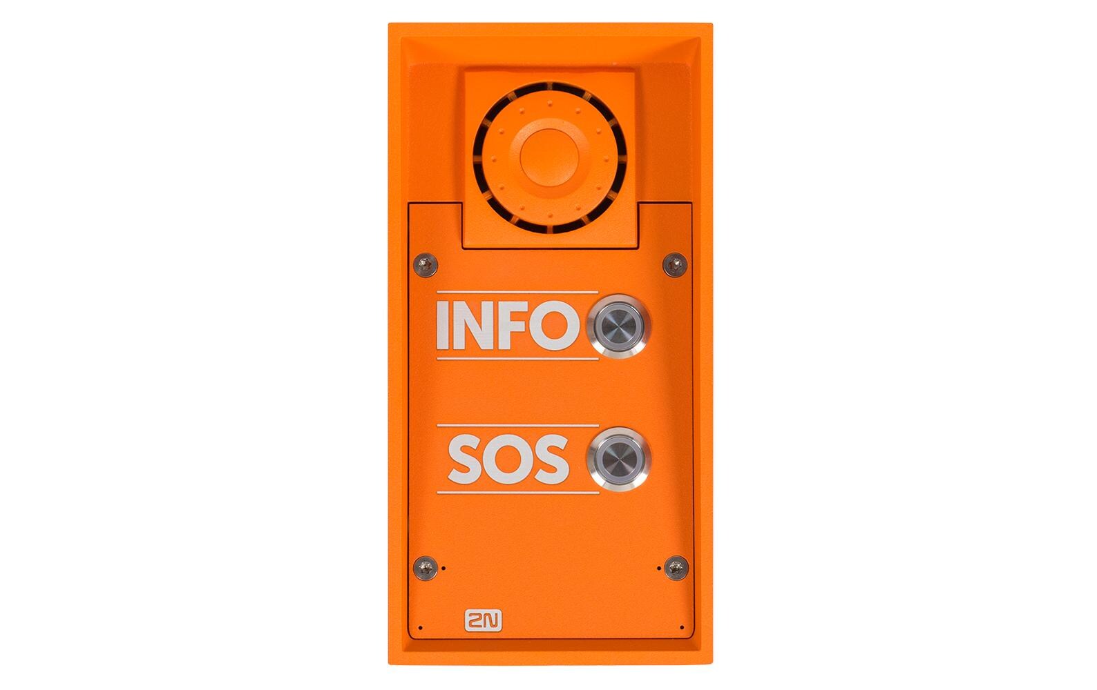 IP Türstation IP Safety 2 Tasten, 10 W Lautsprecher<br>2N IP Safety