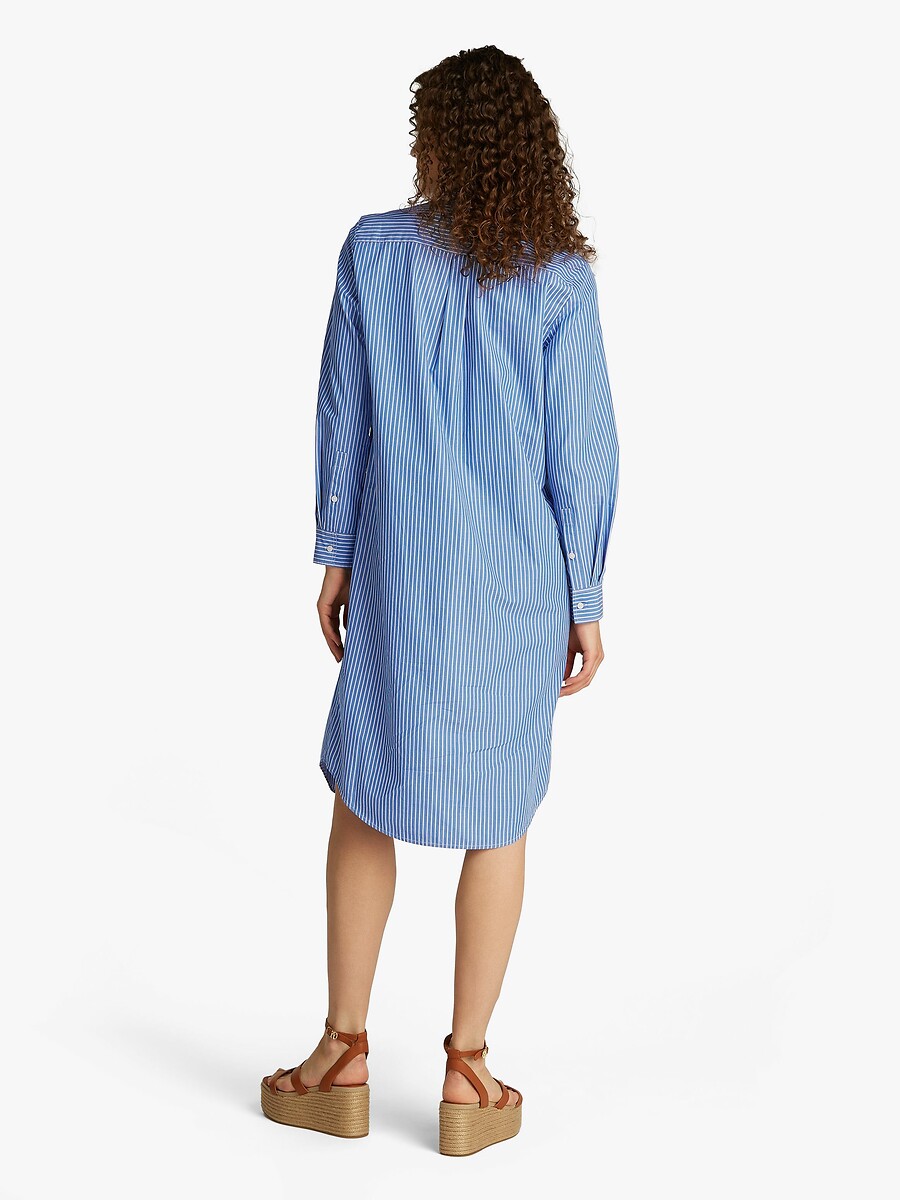 TOMMY HILFIGER<br>Vestido camisa curto