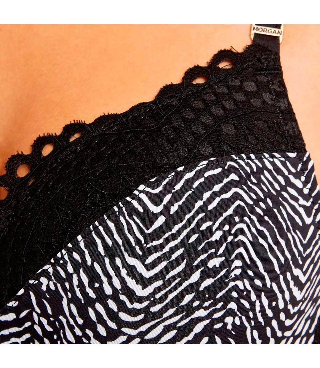 Soutien-gorge souple sans armatures zèbre Linn