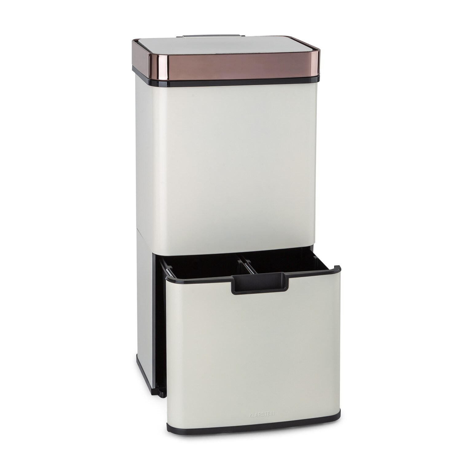 Royal Trash Rose Gold Sensor-Mülleimer 72 Liter Edelstahl