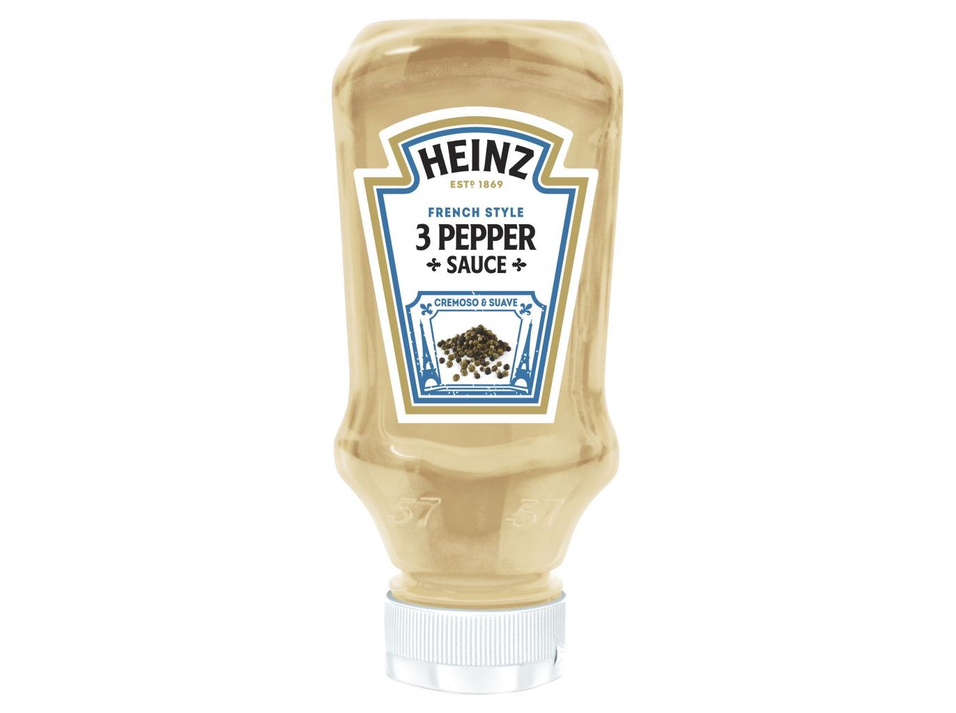 MOLHO HEINZ 3 PIMENTAS TOP DOWN 220ML