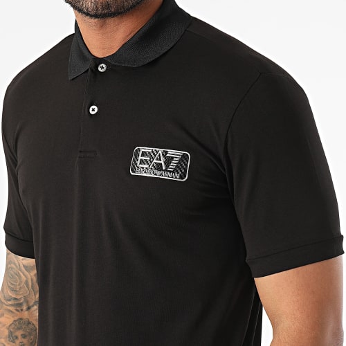 Polo Manches Courtes 6RPF04-PJ03Z Noir