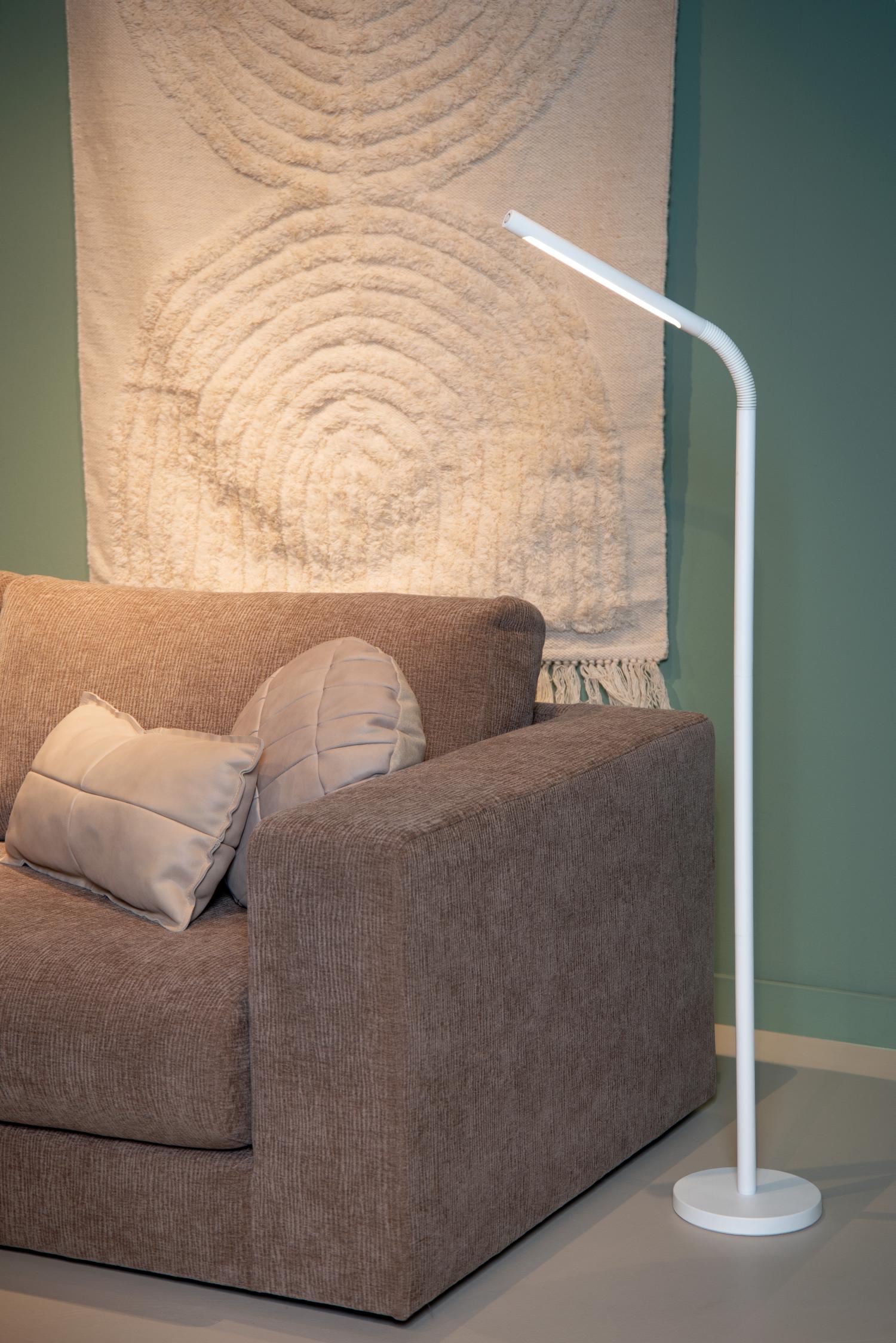 Gilly vloerlamp LED oplaadbaar wit