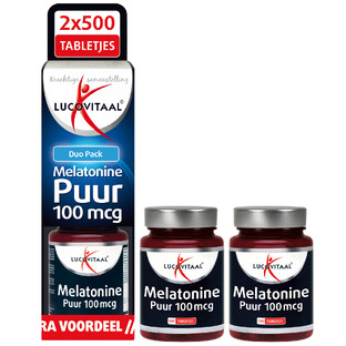 Lucovitaal Melatonine Puur 100mcg Duo Tabletten 1000TB