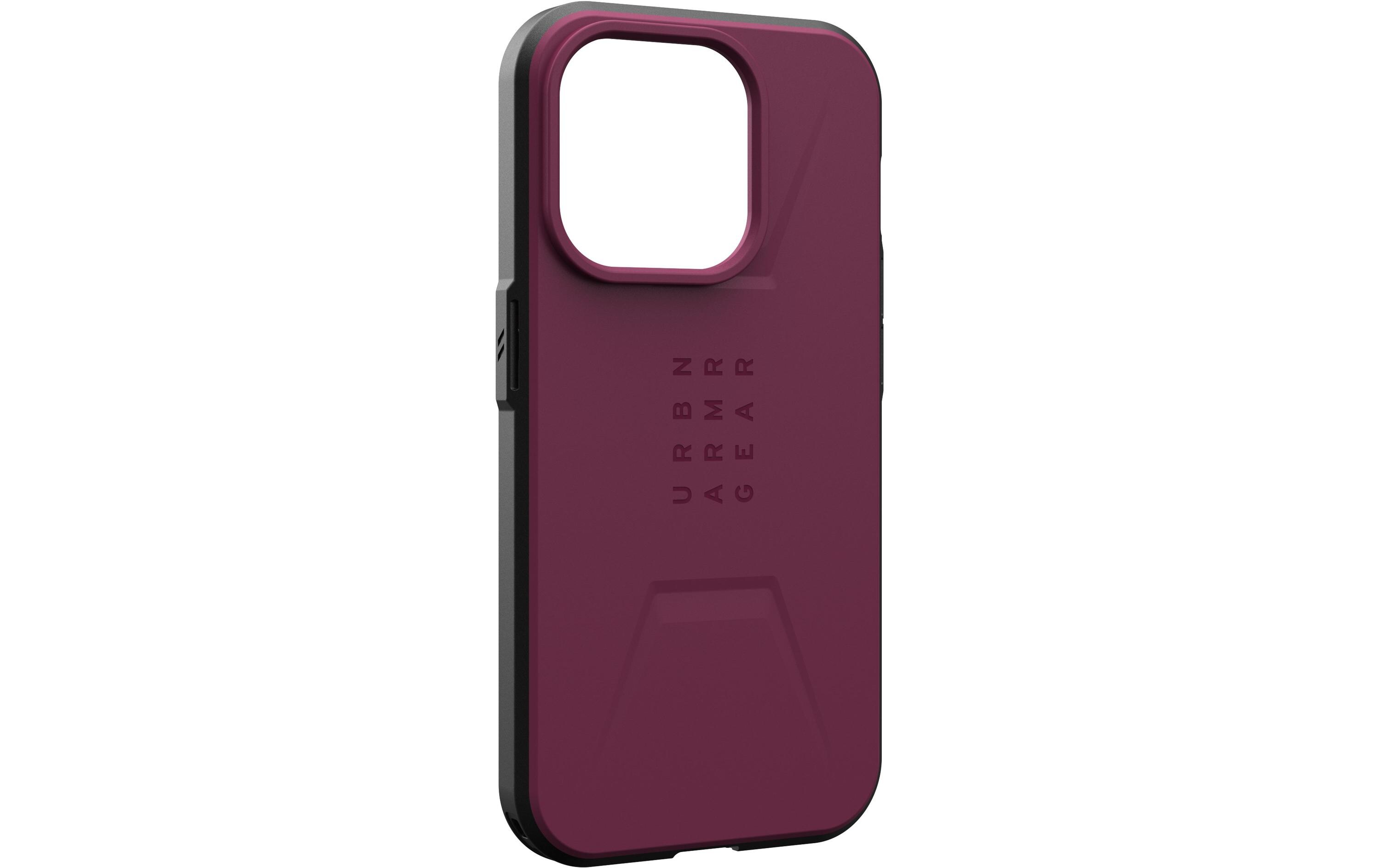 Back Cover Civilian Case iPhone 15 Pro BordeauxSchutzhülle für das Apple iPhone 15 Pro