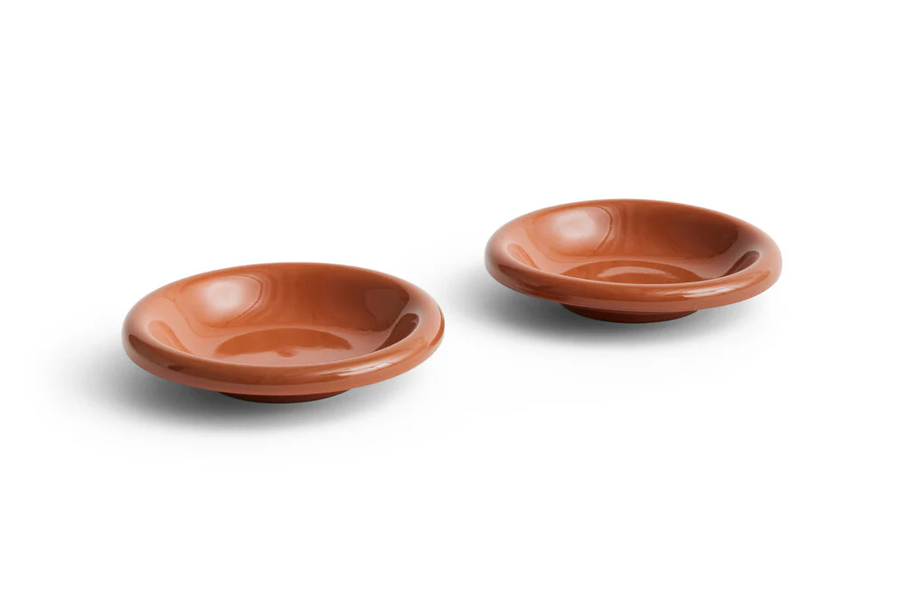 HAY  Barro dyb tallerken, 2 stk - Natural
