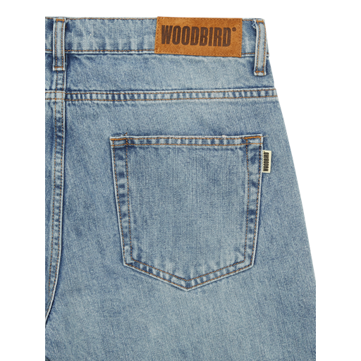 Woodbird Doc Doone Jeans, Washed Blue, W32/L32