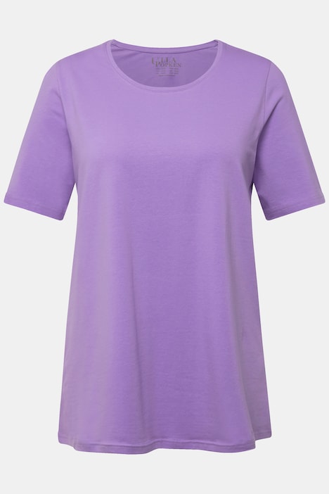 T-Shirt, A-Linie, Rundhalsausschnitt, Halbarm