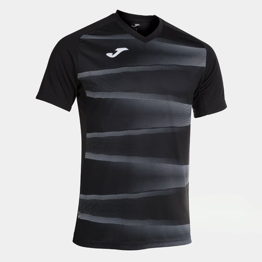 Camiseta Joma Grafity II preta de manga curta