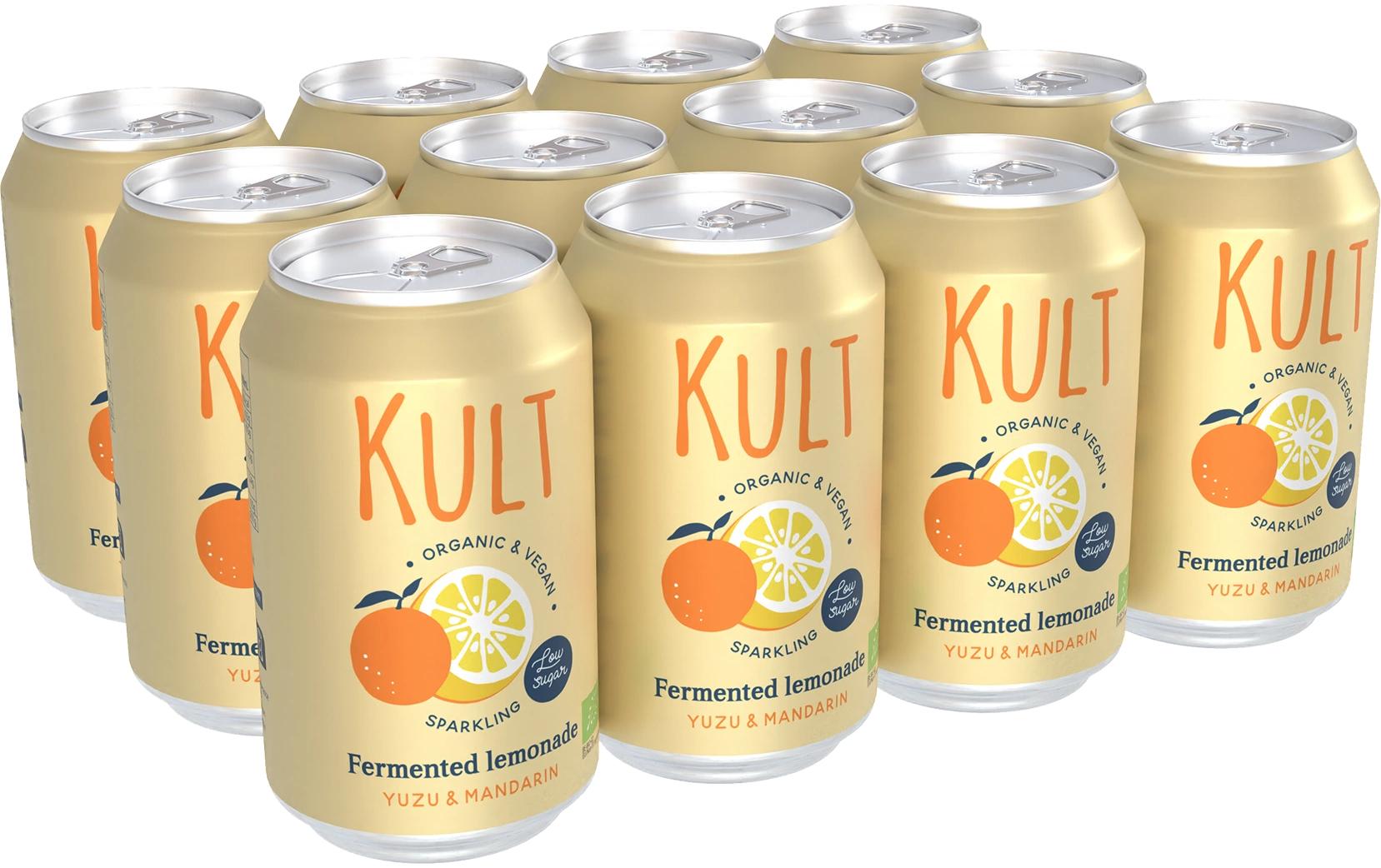 Soft-Drinks Yuzu & Mandarin 12 x 0.33 lWasserkefir mit Yuzu aus den Hügeln Japans, gepaart mit einer angenehm bitteren Note und süssem Mandarinengeschmack.